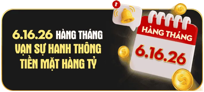 Các chương trình khuyến mãi hàng tháng của GO88